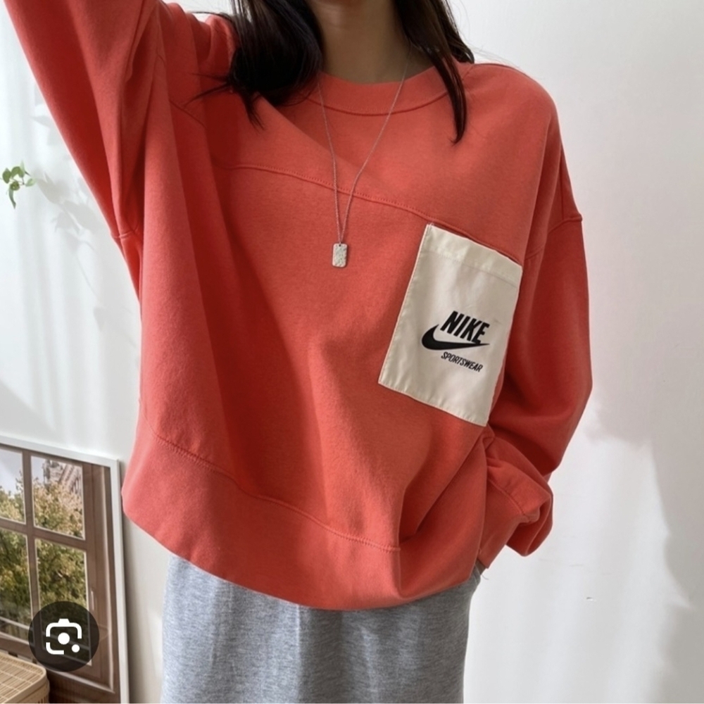 Nike Supersoft Oversized Drop Shoulder Large Pocket Sweatshirt Size 3X